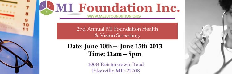 2013 MIF Vision & Health Fair – Baltimore, MD USA