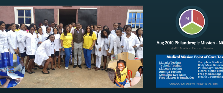 MIF Philanthropic Mission Nigeria – August 2019